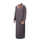 Brown Cowell Neck Jubba