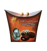 Brown Chocolate Dates with Almond