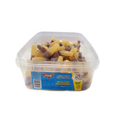 Large Fizzy Cola Bottles, Tub of 120 pcs, 5p Range