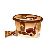 Brown Chocolate Coated Mamool Biscuit