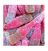Giant Fizzy Cherry-Cola Bottles-Tub of 60 pcs, 10p Range