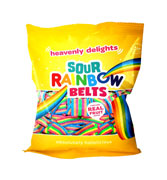 Sour Rainbow Belts (80g Bag)