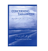 Concerning Taraaweeh